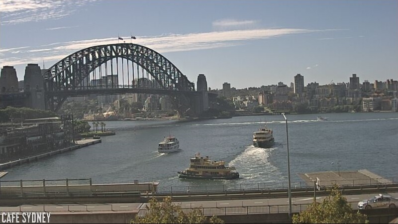 Sydney Cruise Port & Ferry Pier, Sydney, Australia Webcam / Camera