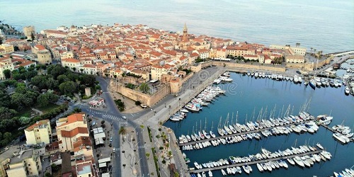 Port of Alghero, Sardinia, Italy