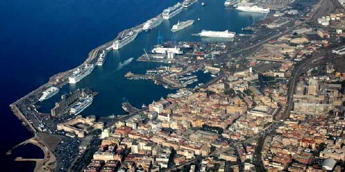 Port of Civitavecchia (Rome), Italy