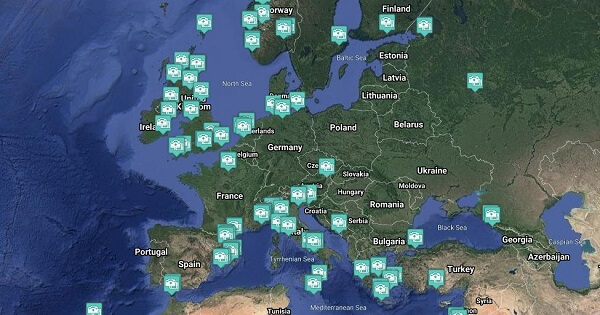 European Cruise Region Webcams - Cruise Port / Beach / Destination Cameras (Live)